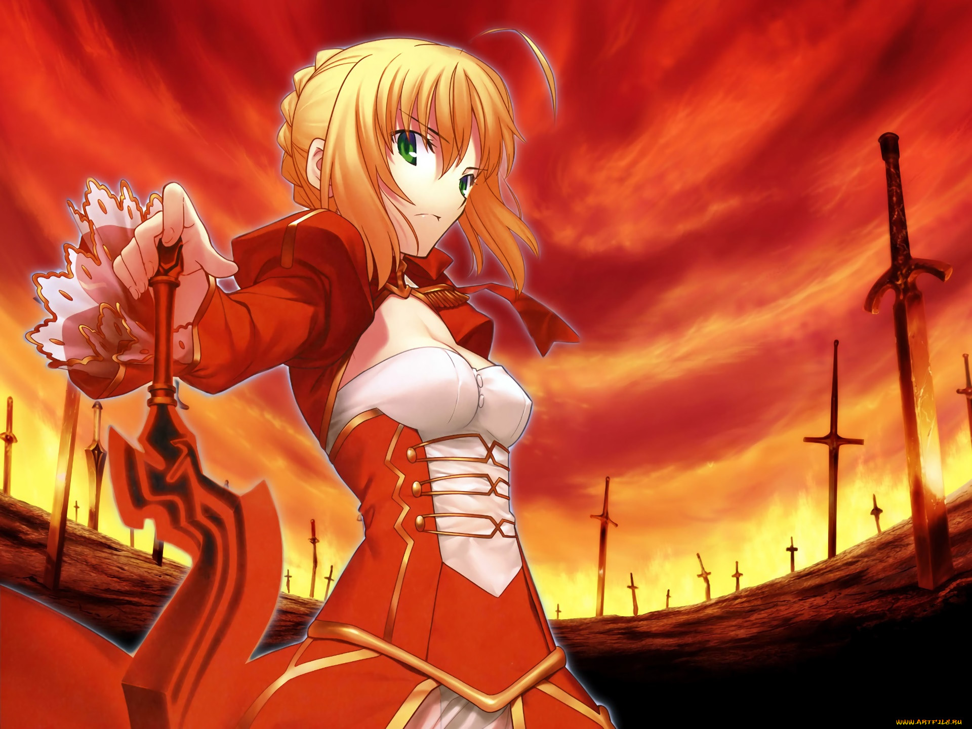 fate extra, , fate, stay night, , , 